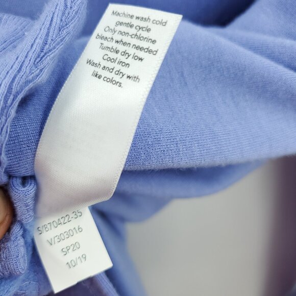 Athleta Coaster Luxe Sweatshirt MT Serendipity Blue/Periwinkle - Picture 15 of 15